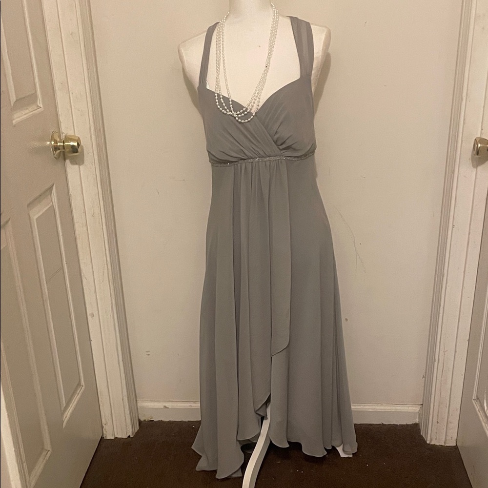 Elegant Gray Women's Dress
